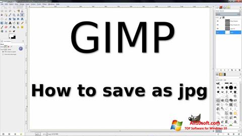 Skærmbillede GIMP Windows 10