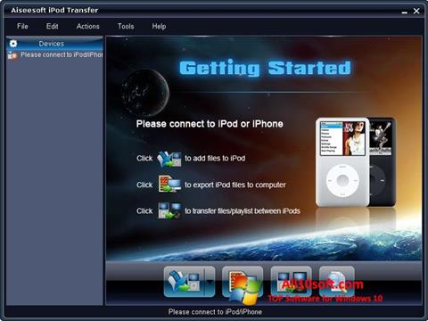 Skærmbillede iPhone PC Suite Windows 10