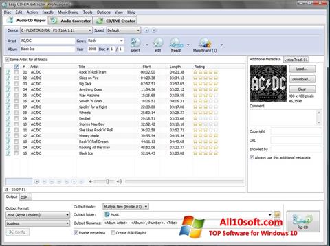 Skærmbillede Easy CD-DA Extractor Windows 10