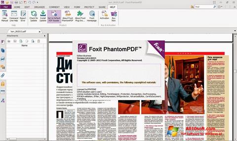 Skærmbillede Foxit Phantom Windows 10