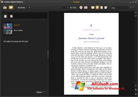 Skærmbillede Adobe Digital Editions Windows 10