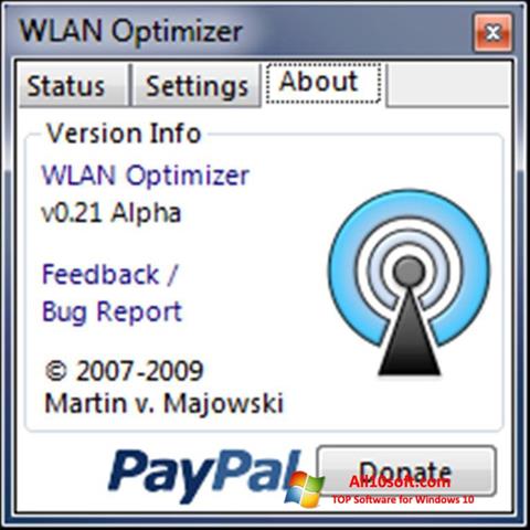 Skærmbillede WLAN Optimizer Windows 10