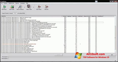 Skærmbillede MP3Gain Windows 10