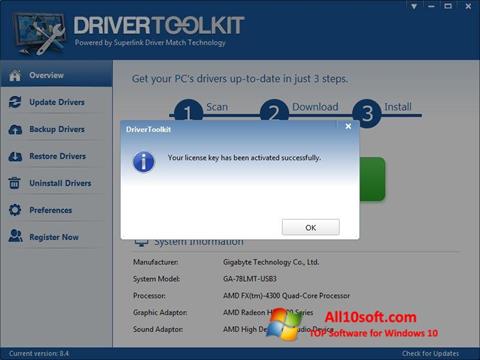 Skærmbillede Driver Toolkit Windows 10