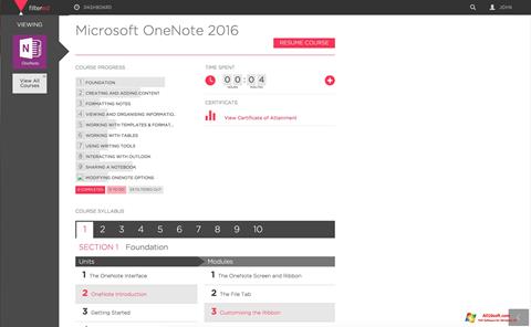 Skærmbillede Microsoft OneNote Windows 10