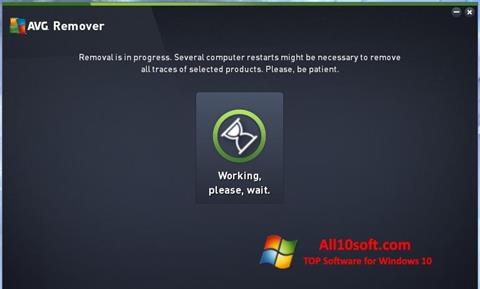 Skærmbillede AVG Remover Windows 10