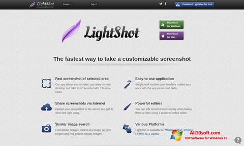 Skærmbillede LightShot Windows 10