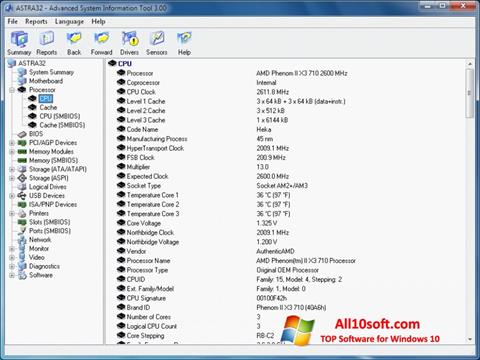 Skærmbillede ASTRA32 Windows 10