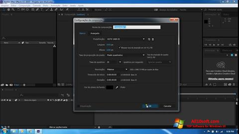 Skærmbillede Adobe After Effects CC Windows 10