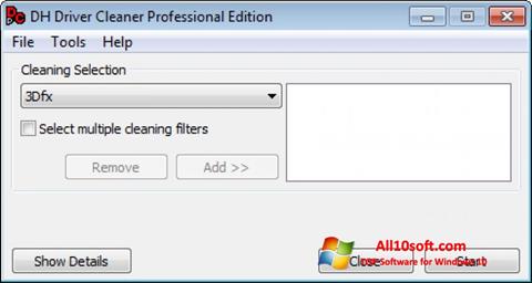 Skærmbillede Driver Cleaner Windows 10