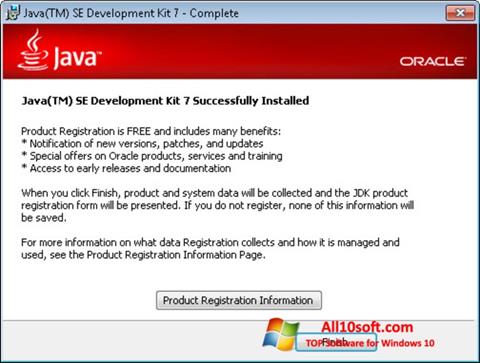 Skærmbillede Java Windows 10