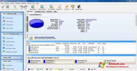 Skærmbillede Paragon Hard Disk Manager Windows 10
