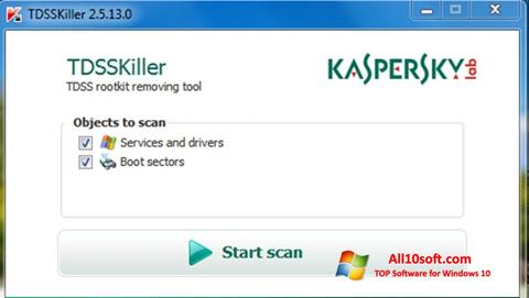 Skærmbillede Kaspersky TDSSKiller Windows 10