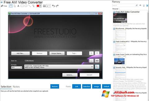 Skærmbillede Free AVI Video Converter Windows 10