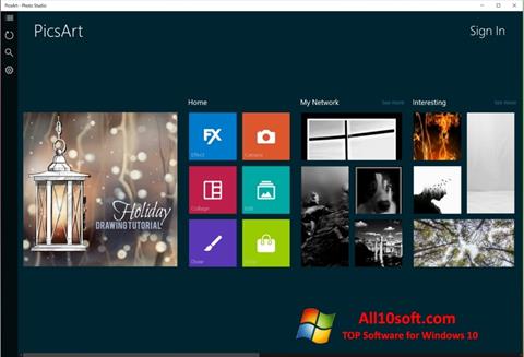 Skærmbillede PicsArt Windows 10