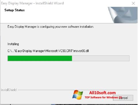 Skærmbillede Easy Display Manager Windows 10
