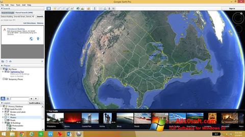 Skærmbillede Google Earth Pro Windows 10