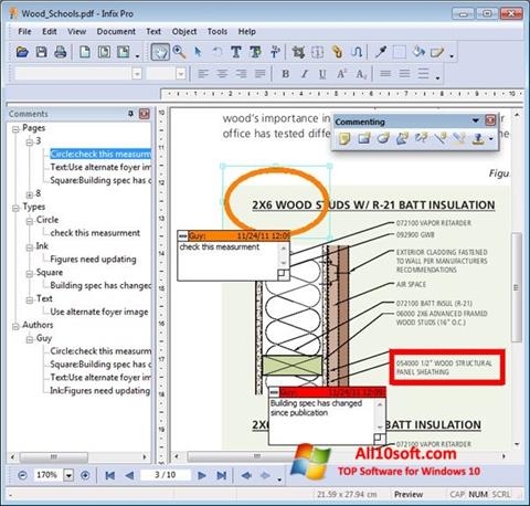Skærmbillede Infix PDF Editor Windows 10