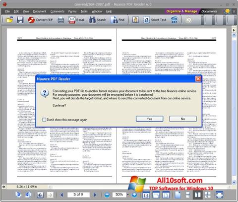 Skærmbillede Nuance PDF Reader Windows 10