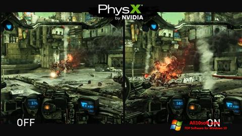 Skærmbillede NVIDIA PhysX Windows 10