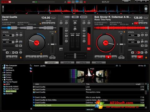 Skærmbillede Virtual DJ Pro Windows 10