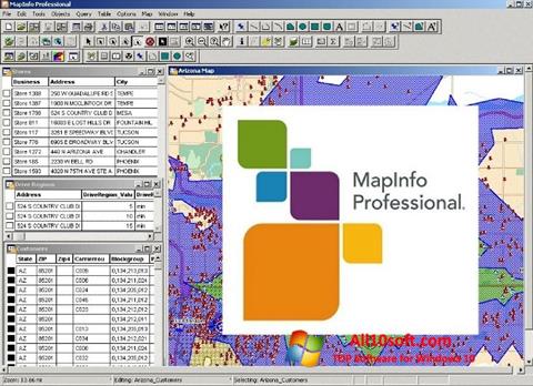 Skærmbillede MapInfo Professional Windows 10