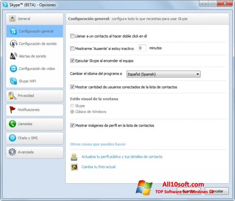 Skærmbillede Skype Beta Windows 10