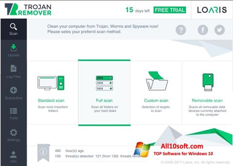 Skærmbillede Loaris Trojan Remover Windows 10