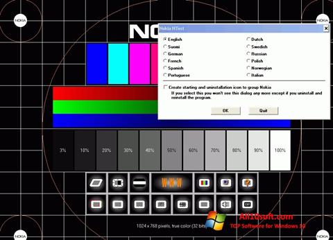 Skærmbillede Nokia Monitor Test Windows 10