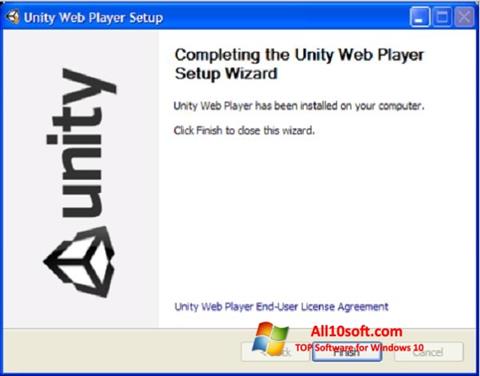 Skærmbillede Unity Web Player Windows 10
