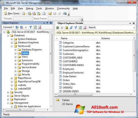 sammenholdt Cusco til stede Download Microsoft SQL Server Windows 10 (32/64 bit) på Dansk