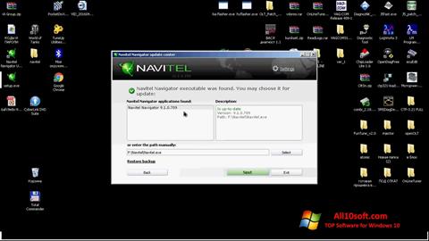 Skærmbillede Navitel Navigator Update Center Windows 10
